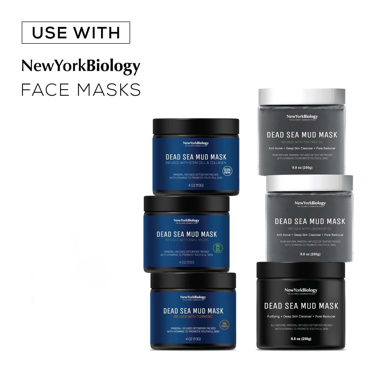 New York Biology at-home spa brush enhances mask application during self-care routines.