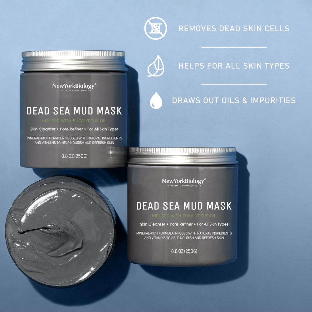 New York Biology Dead Sea minerals close-up highlights mineral-rich Dead Sea mud