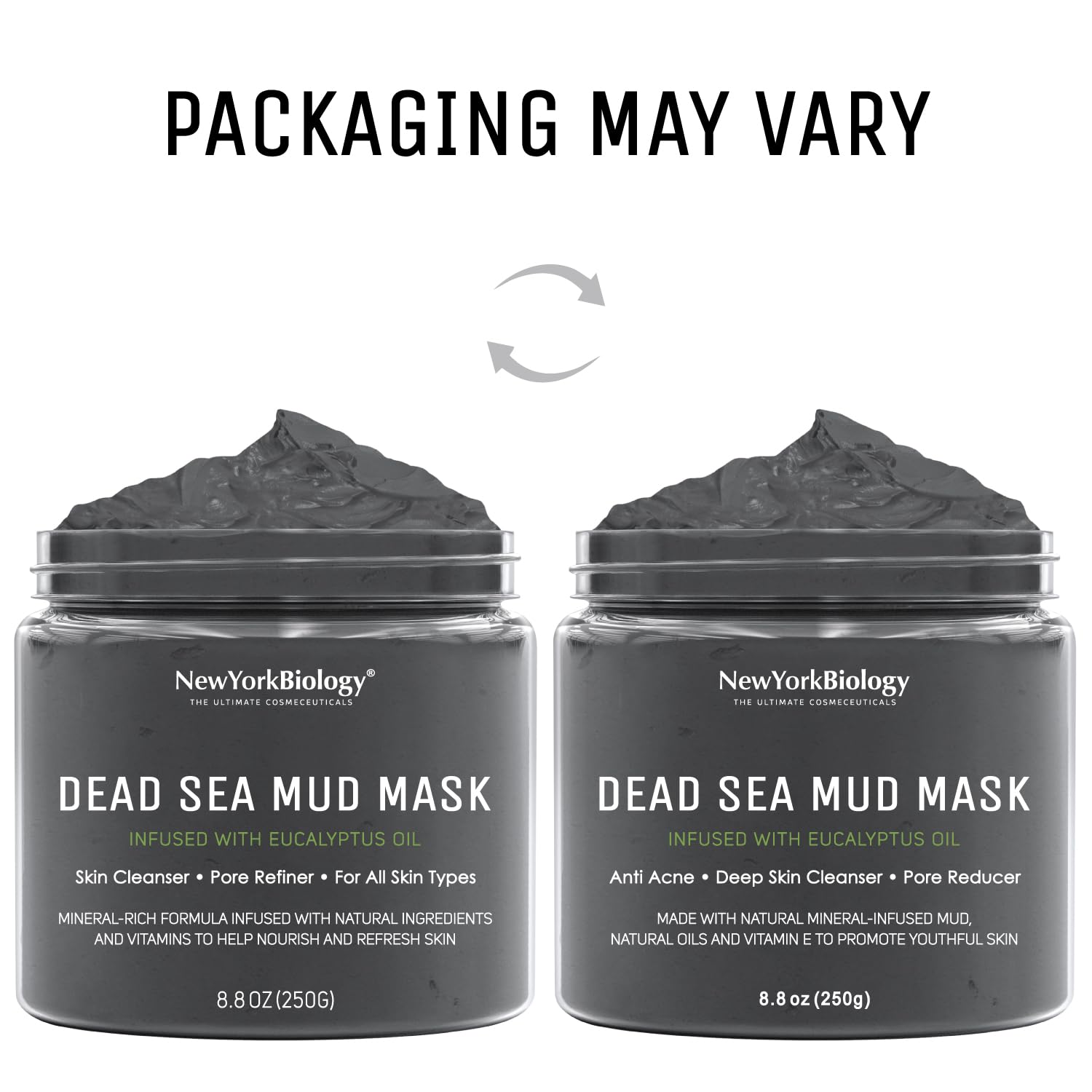 New York Biology Dead Sea Mask used on the body for soothing cleanse