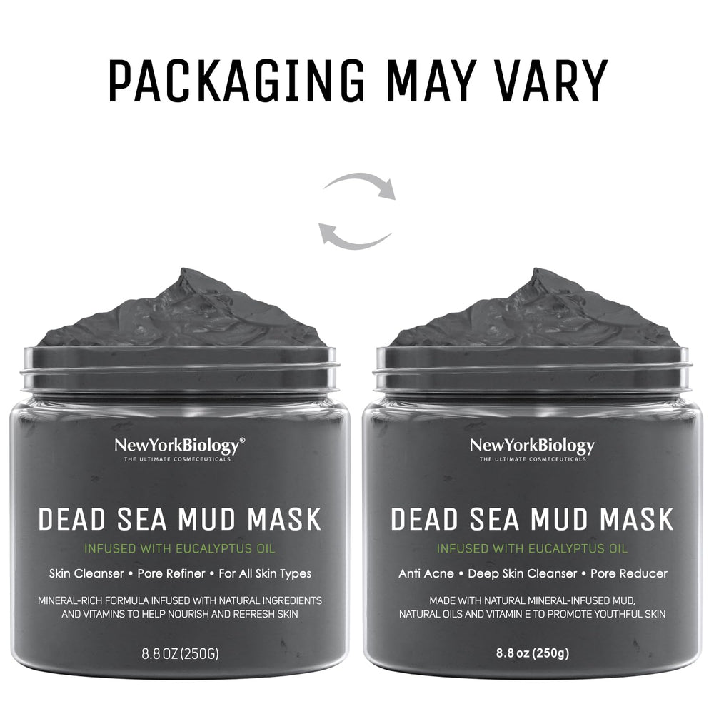 New York Biology Dead Sea Mask used on the body for soothing cleanse
