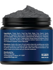 New York Biology Dead Sea Mud Mask jar with minerals and oils.