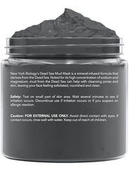 New York Biology Dead Sea Mud Mask texture close-up reveals mineral-rich cleansing action