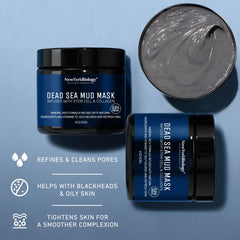 New York Biology pore-refiner texture close-up showing smoother skin potential.