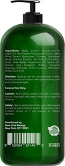 New York Biology Tea Tree Conditioner label closeup highlighting clarifying soothing formula