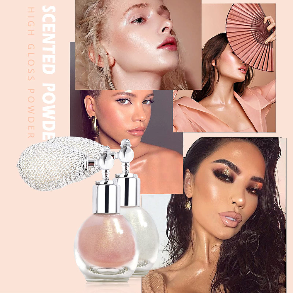 NewBang highlighter hair glow for subtle shimmer in hair strands.
