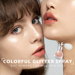 NewBang highlighter spray in nude pink for a soft sun-kissed look.