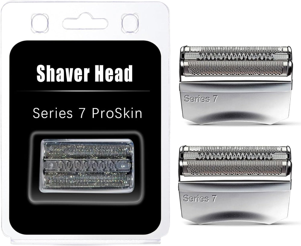 Newbulu 70S Series 7 replacement head demonstrates easy installation for Braun shavers.