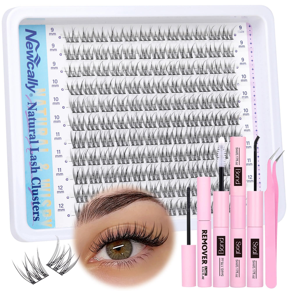 Newcally before-and-after natural-look lash result for daily wear.