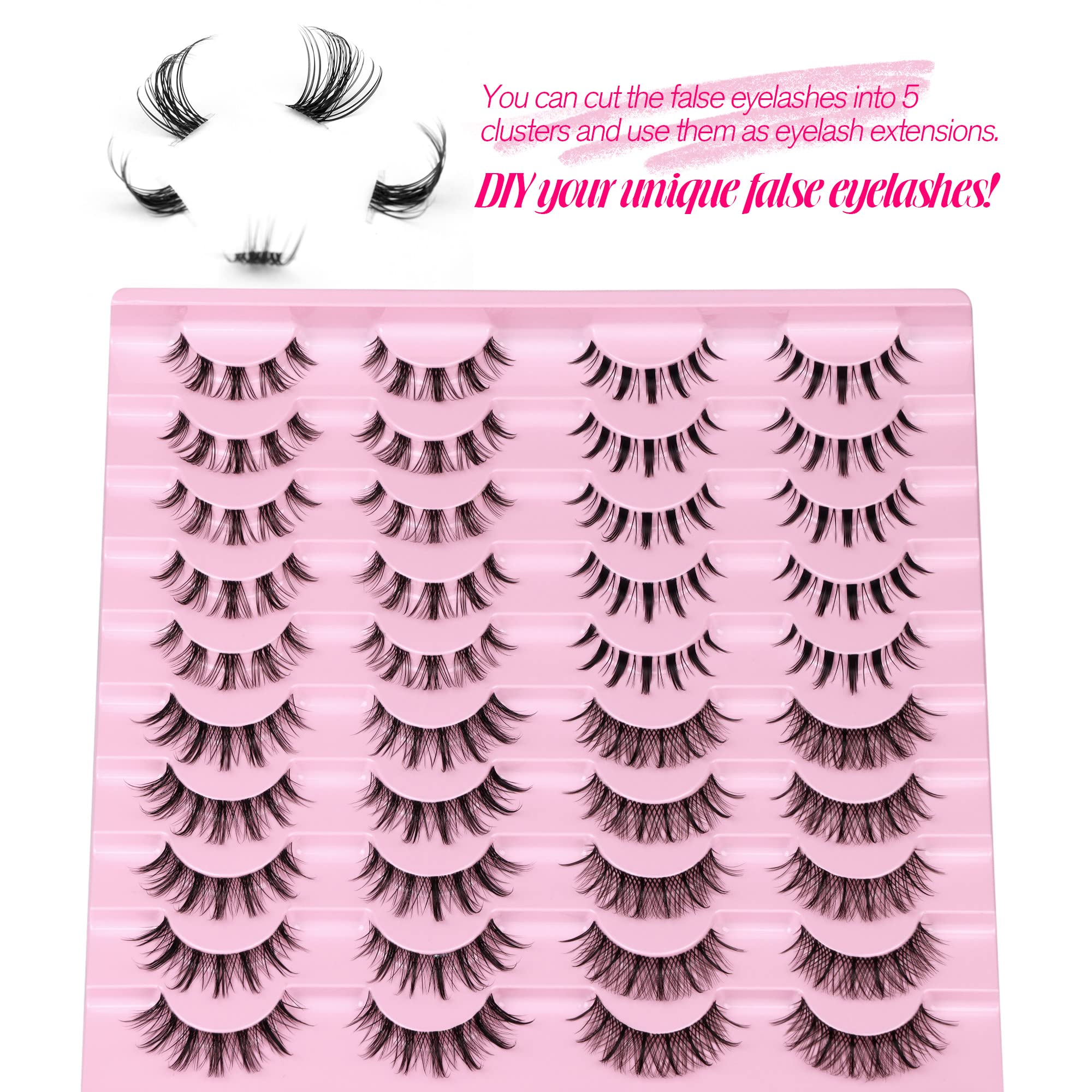 Newcally cluster lashes offer customizable volume with DIY versatility.