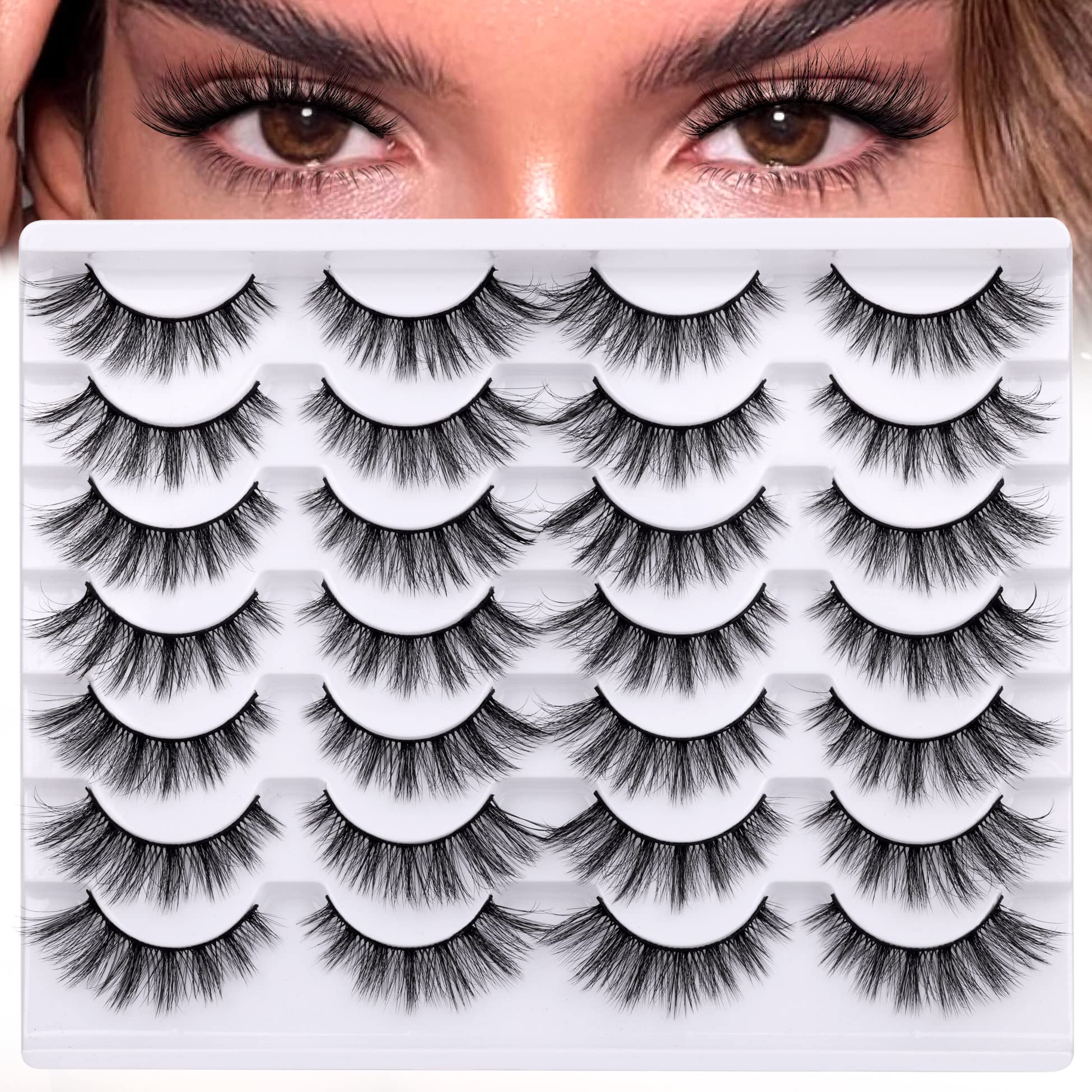Newcally durable lashes reusable up to 15 times with proper care
