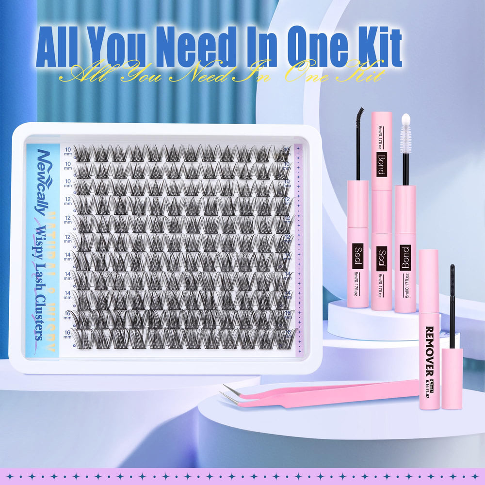 Newcally lash bond and seal for secure cluster lashes