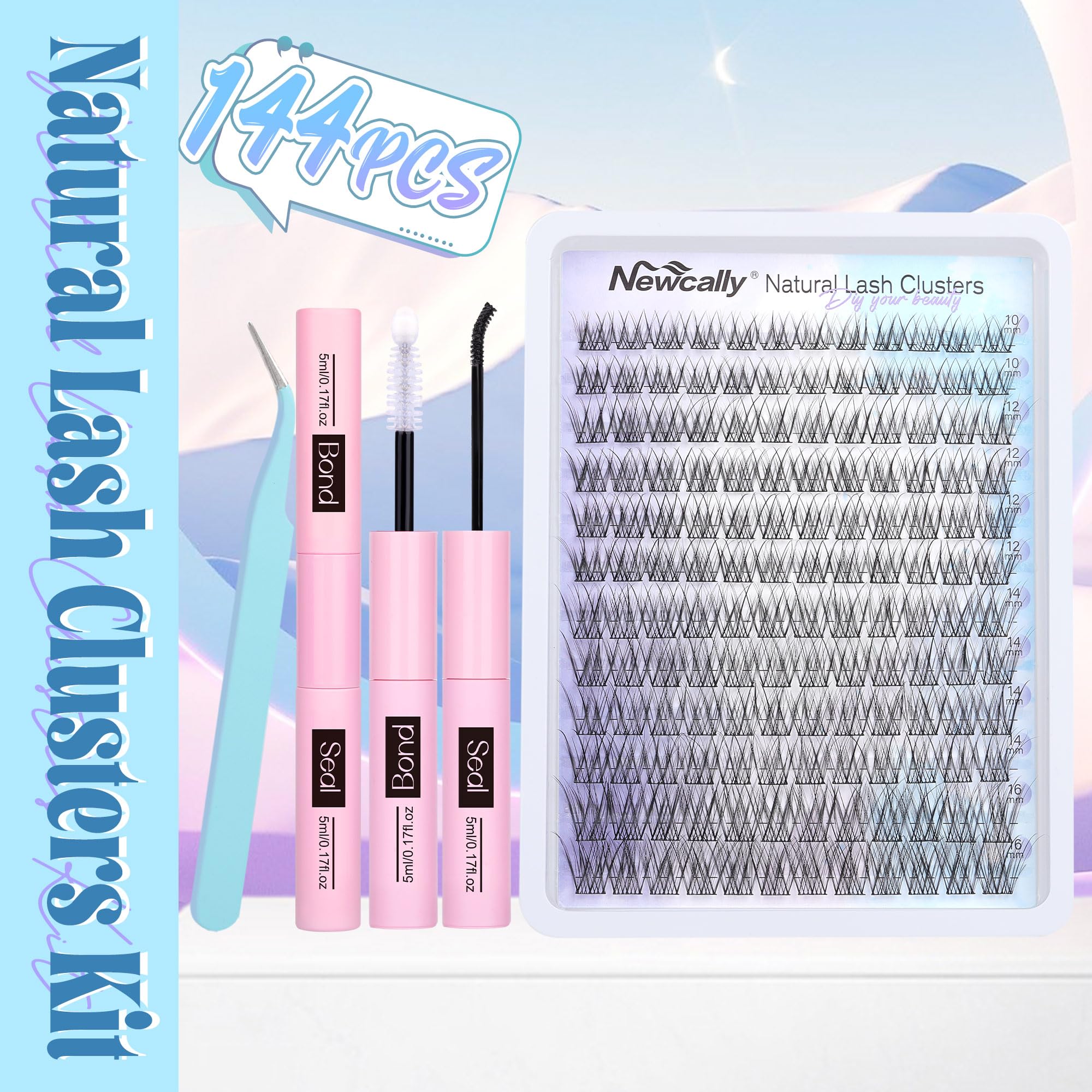 Newcally lash bond and seal demonstrates strong hold for long lasting wear