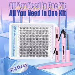 Newcally Lash Bond and Seal in use for durable, natural-looking results.