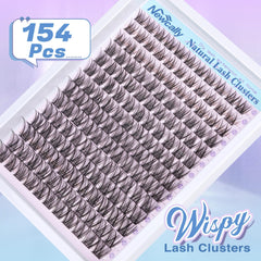 Newcally lash clusters DIY tweezers enable precise, quick application.