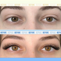 Newcally lash clusters kit with D-curly lashes for lasting curl and livelier eyes