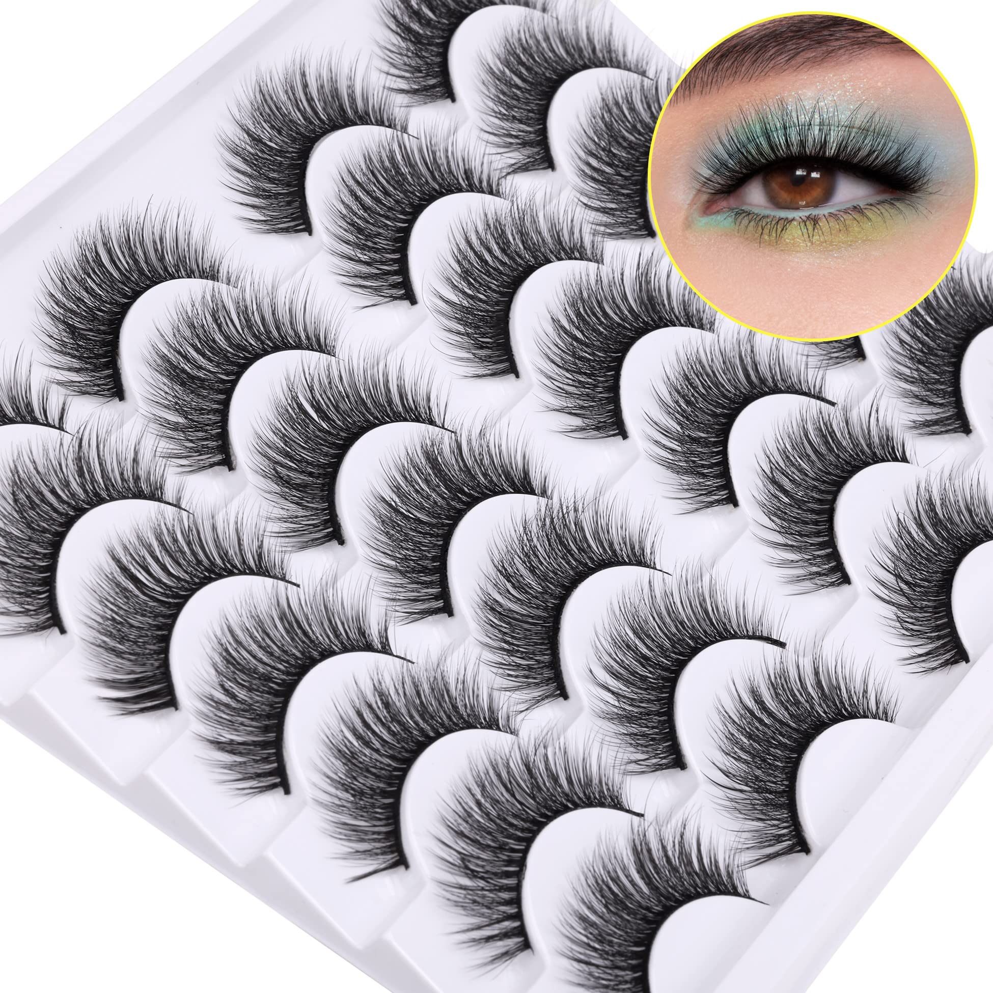 Newcally Lashes 3D layered full-volume design with depth