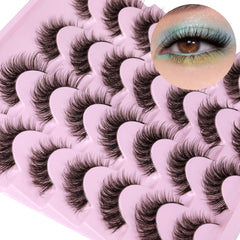 Newcally Lashes mink false eyelashes 3D volume full lashes for dramatic eyes
