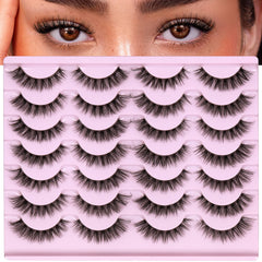 Newcally Lashes mink false eyelashes handcrafted durability for long wear