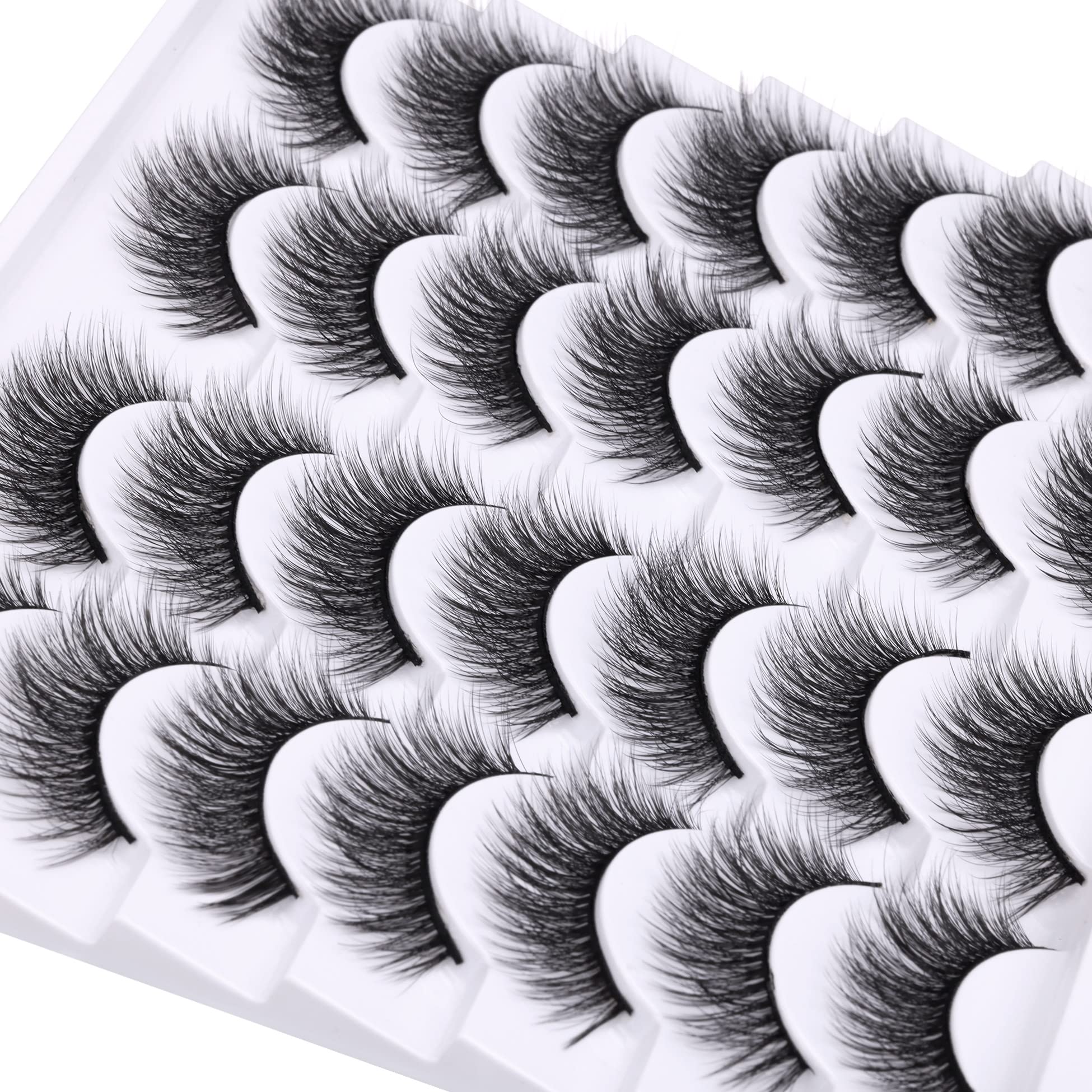 Newcally Lashes natural wispy look suitable for daily wear