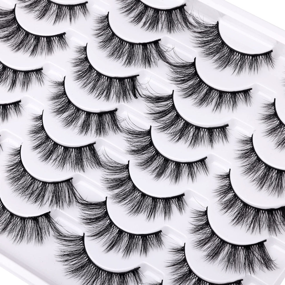 Newcally lashes opened for display highlighting natural volume and soft texture
