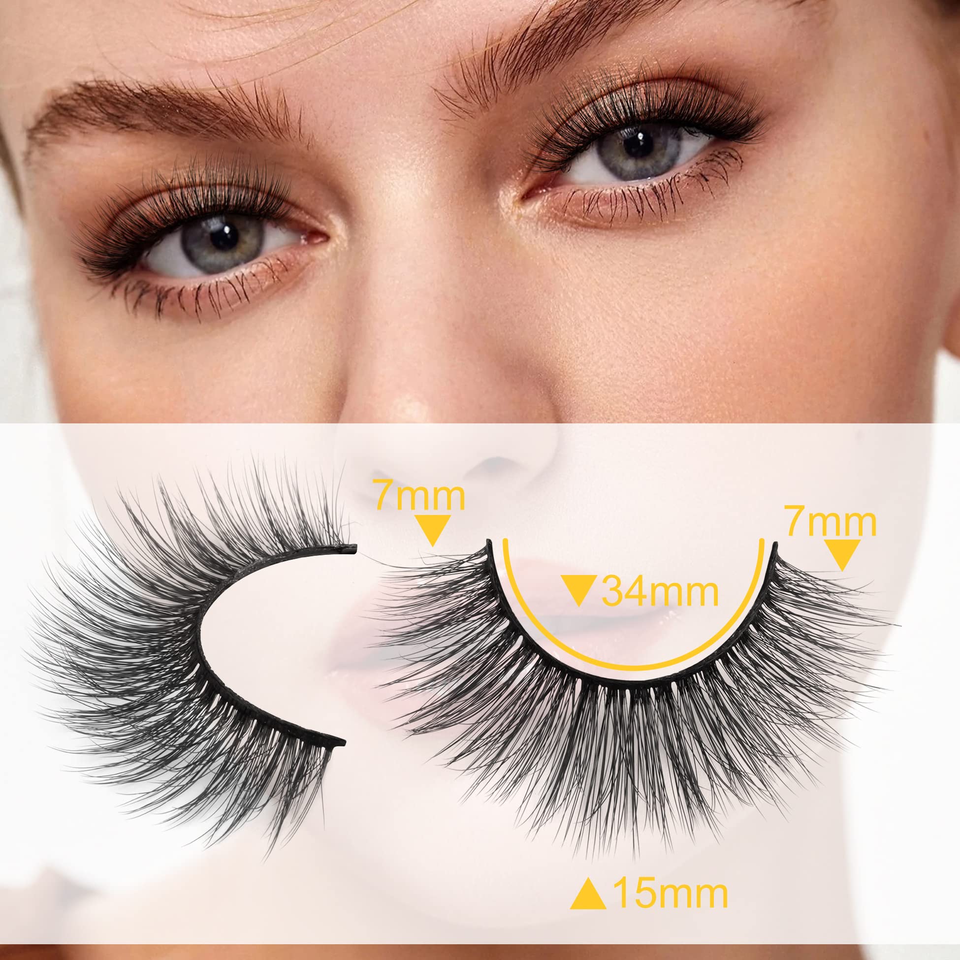 Newcally Lashes vegan synthetic fibers for cruelty-free beauty