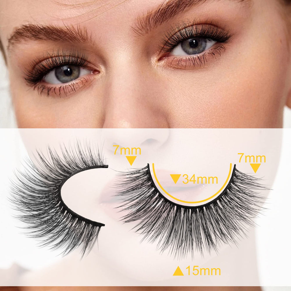 Newcally Lashes vegan synthetic fibers for cruelty-free beauty