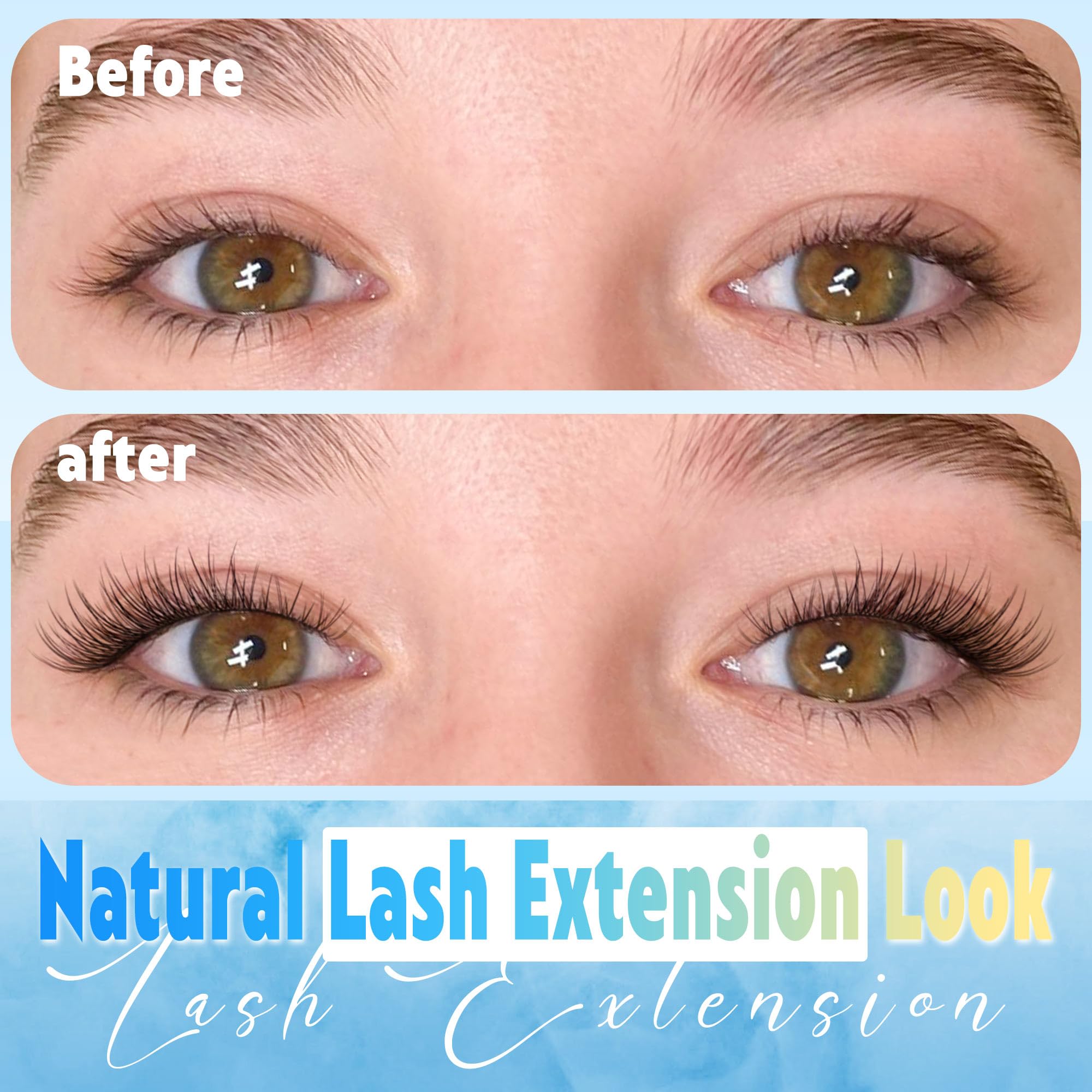 Newcally natural C-curly clusters wear with a natural lift.