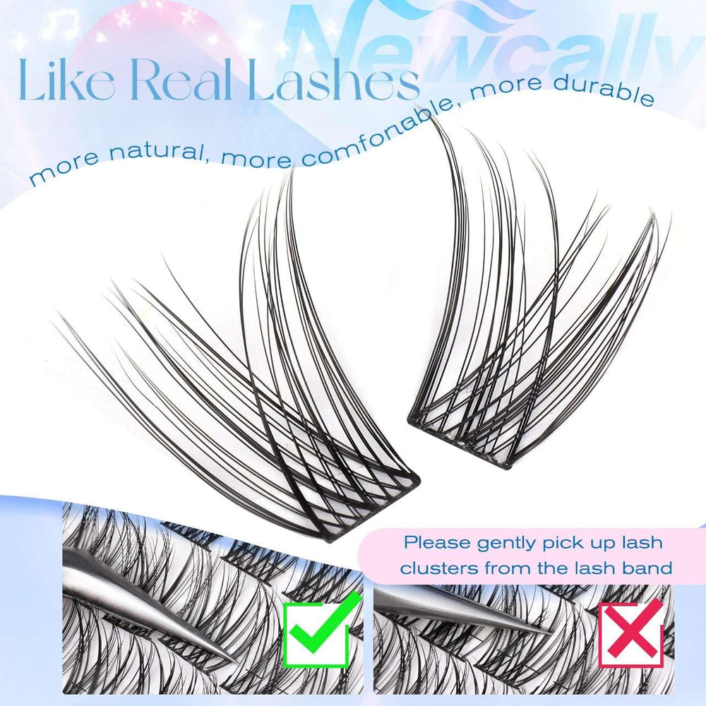 Newcally natural C-curly clusters stay lively from every angle