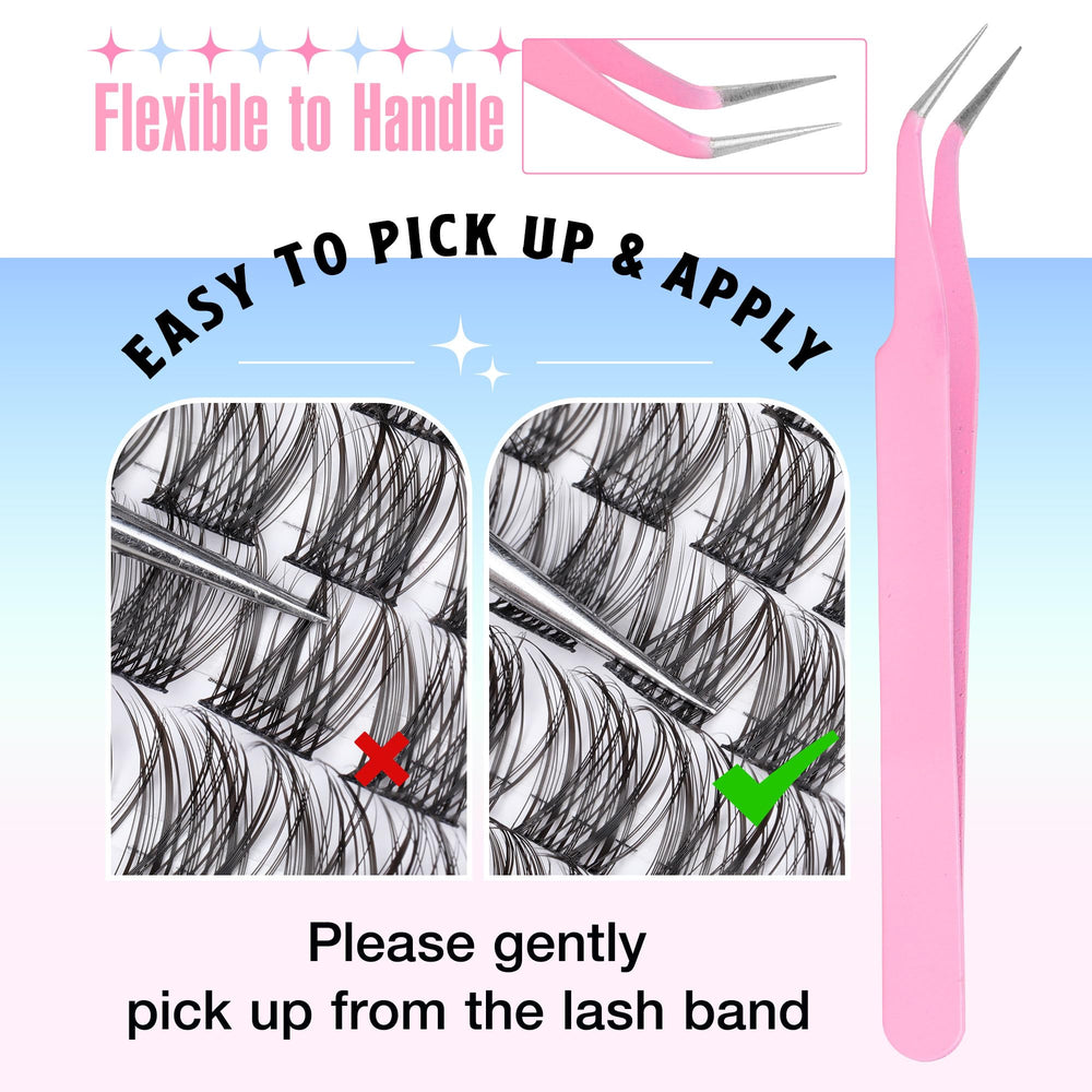 Newcally soft 0.07D PBT fiber feels feather-light on lashes