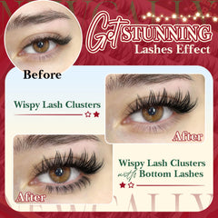 Newcally ultra-thin lash band fits eye shapes for easy application.