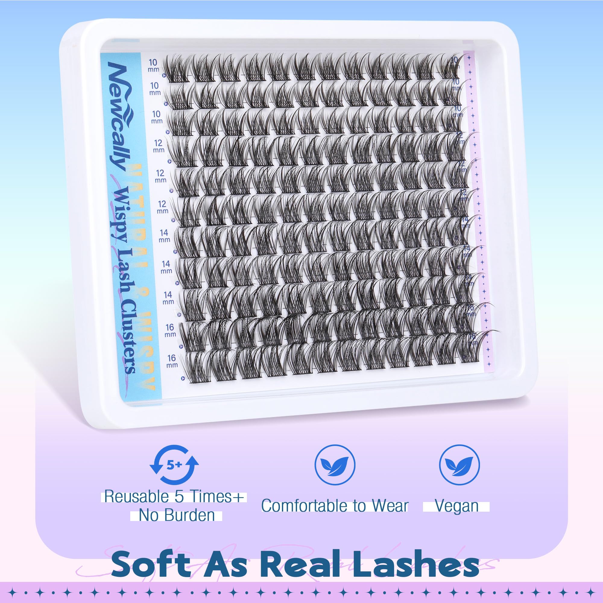 Newcally vegan DIY lash kit ideal for beginners seeking salon-like results