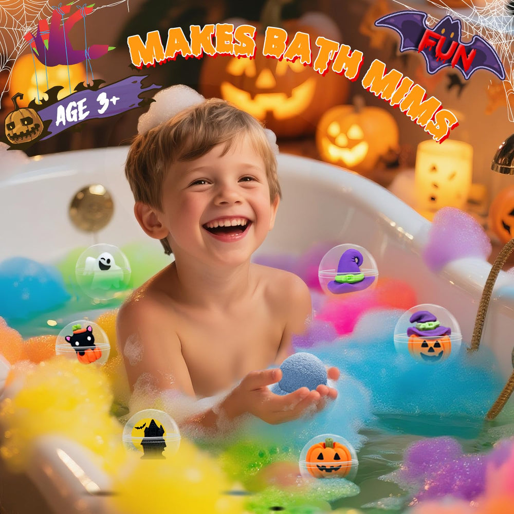 NEWFEIFAN bath bomb shows surprise toy inside after fizzing