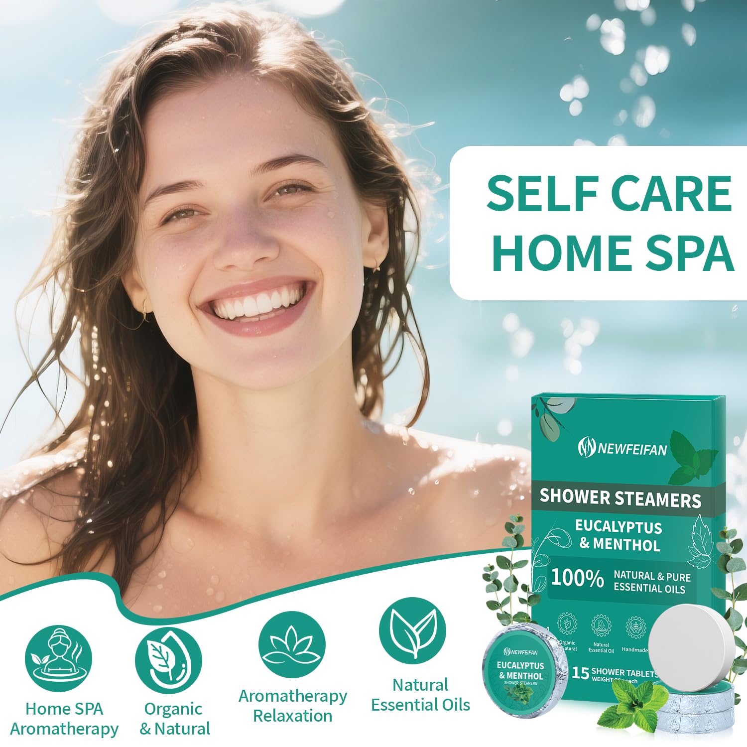 NEWFEIFAN 15-piece set ready for gifting and personal spa moments