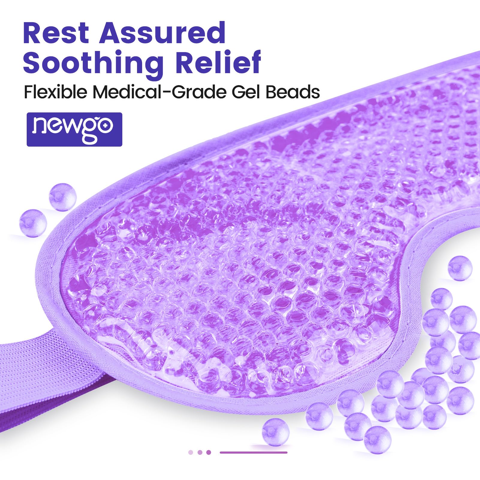 NEWGO Cooling Gel Eye Mask fridge-chill scene for refreshing cold therapy