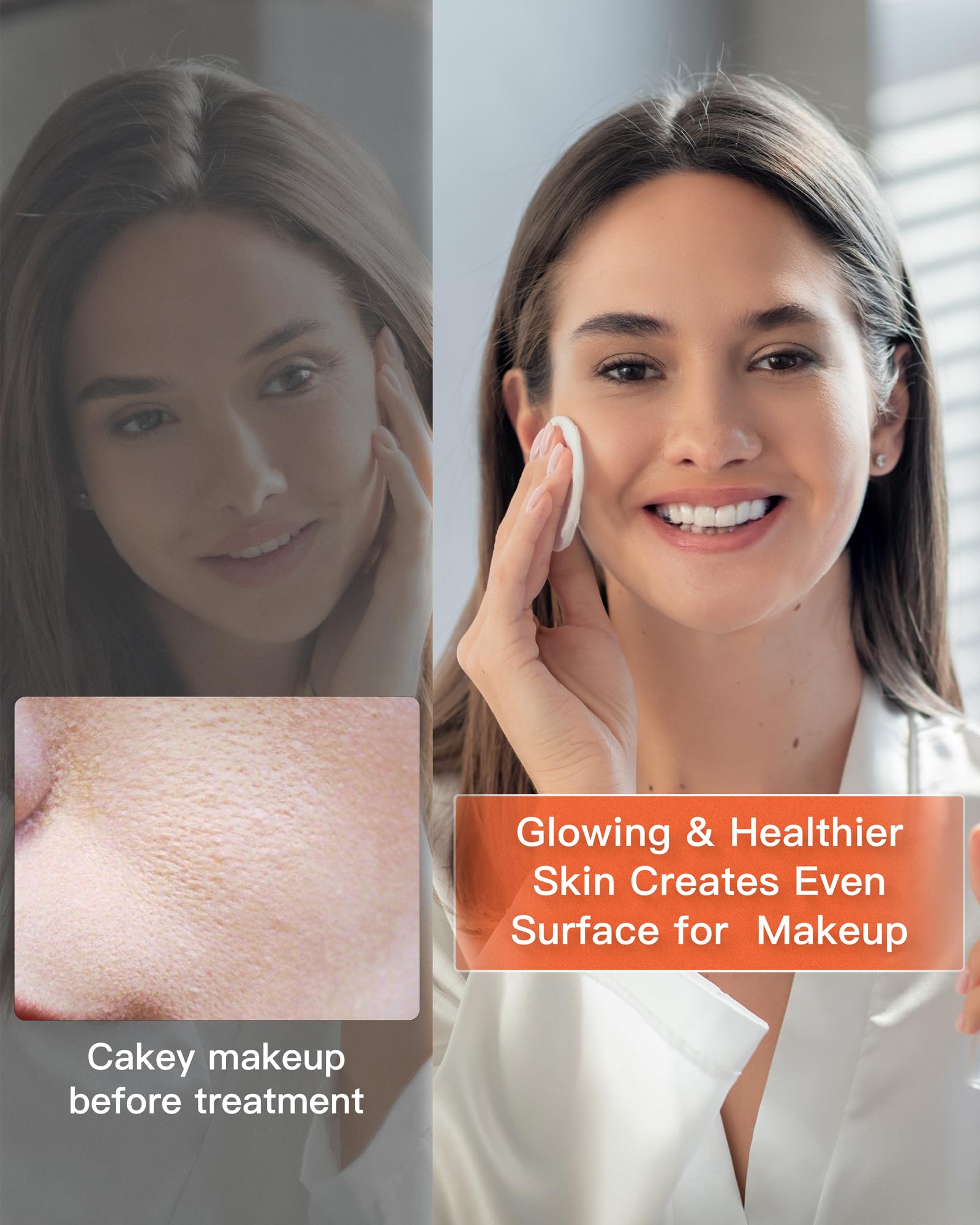 NEWKEY LED Face Mask red light close-up highlighting skin renewal potential