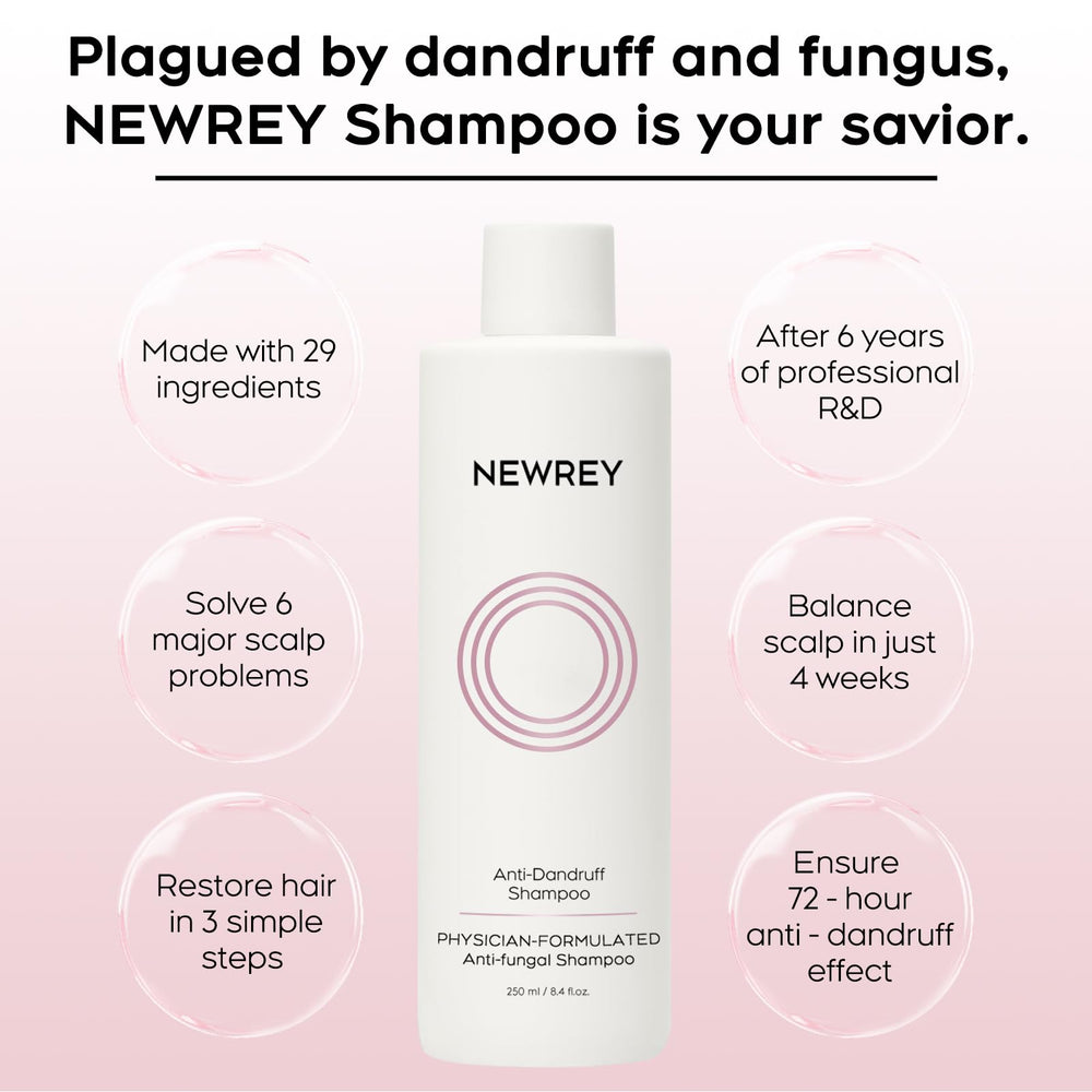 NEWREY daily-use shampoo supports permed or dyed hair care