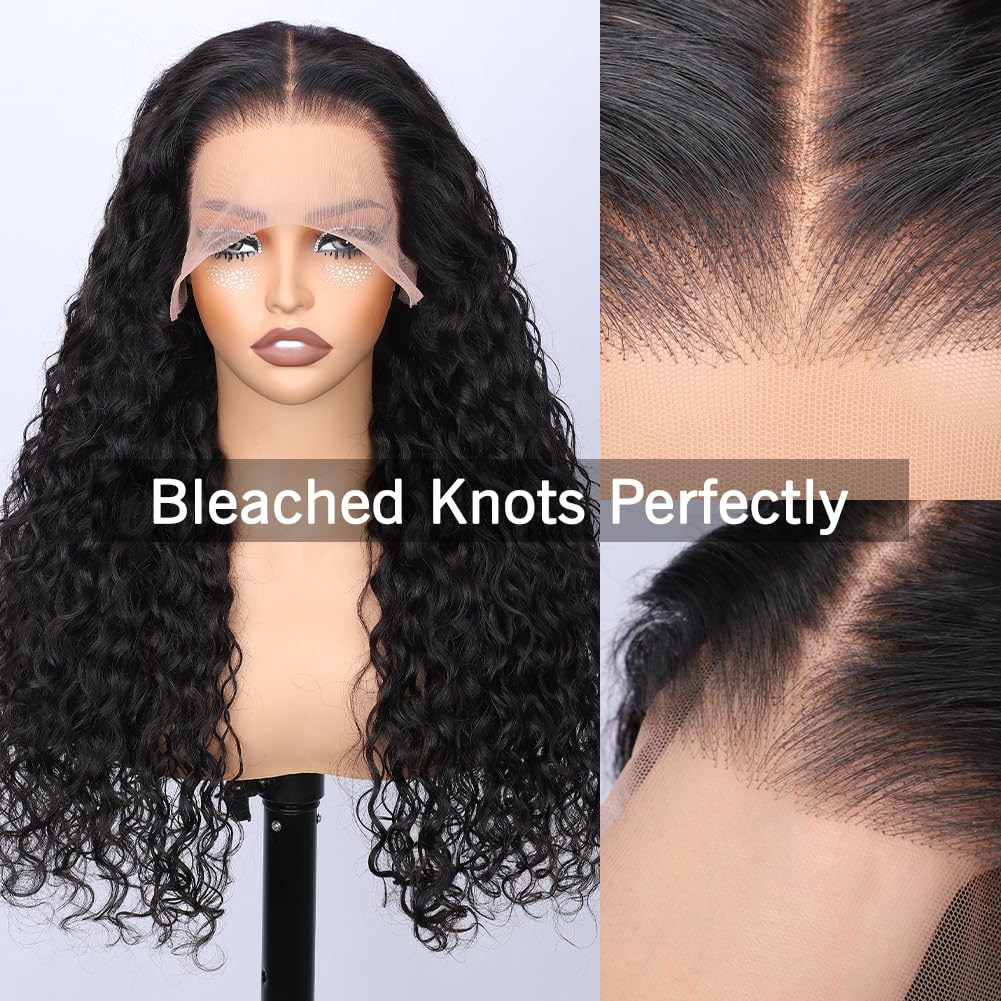 Newshion bleached knots closeup for realistic scalp appearance