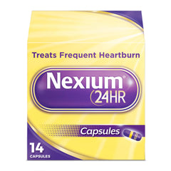 Nexium 24HR bottle front ready for everyday protection.