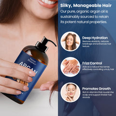 Nexon Botanics Argan Oil on the face for hydration and glow