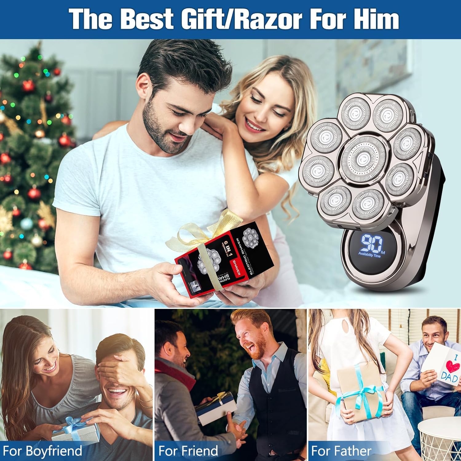 NEXT BEAUTY travel-ready compact shaver with secure travel lock