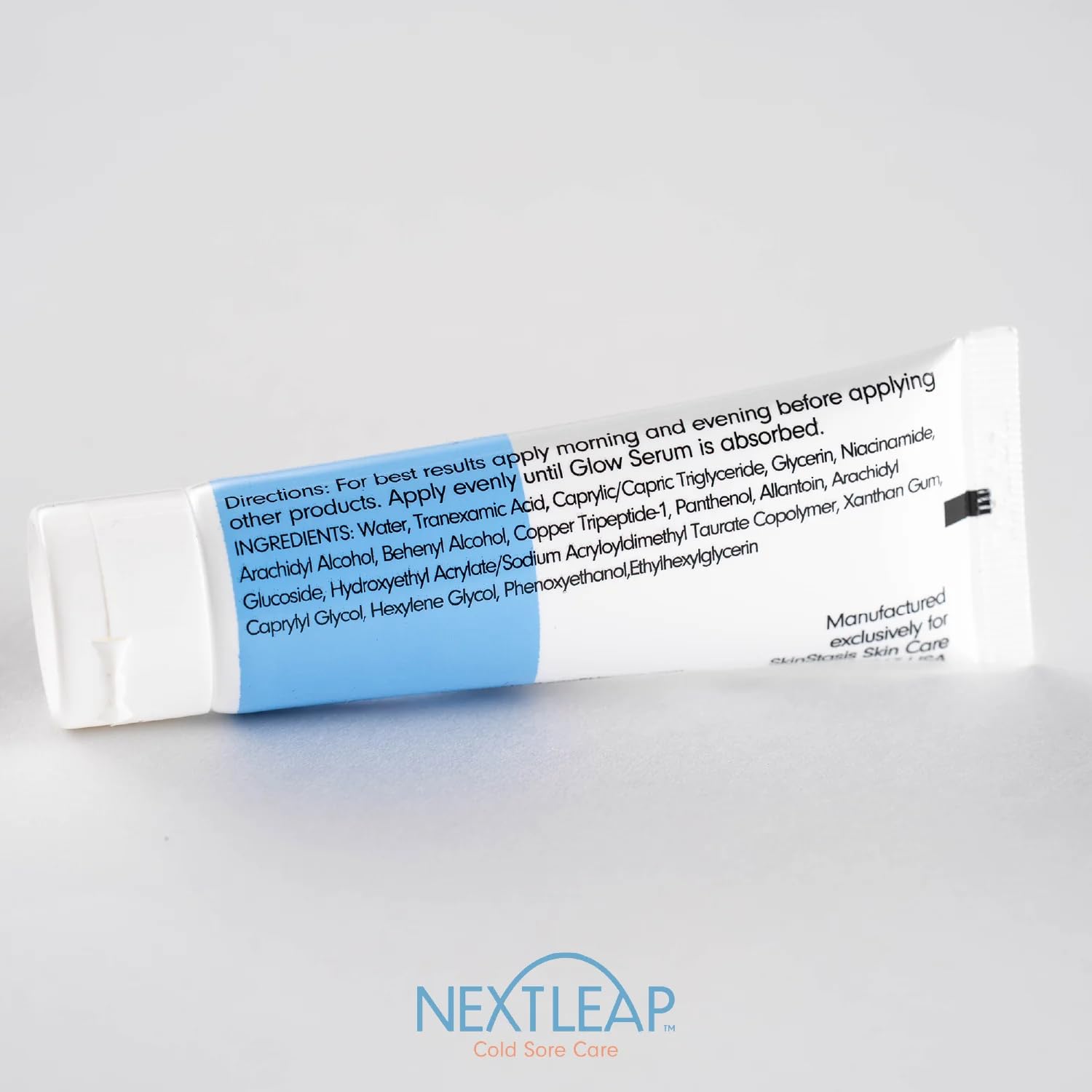 Next Leap Copper Tri-Peptide close-up indicating collagen support