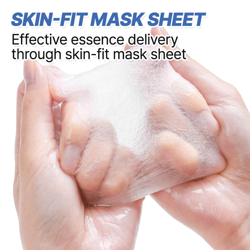 NEXTBEAU hyaluronic acid sheet mask emphasizing deep hydration and moisture retention.