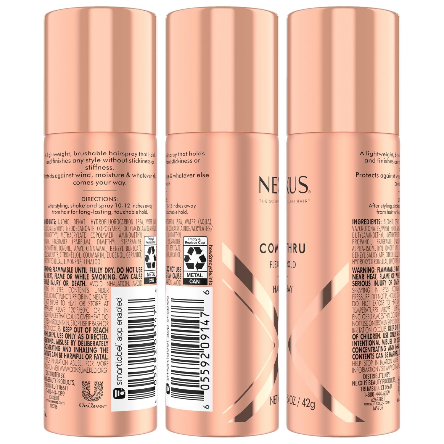 Nexxus anti-humidity shield bottle captures the shielded look in humid-air graphics