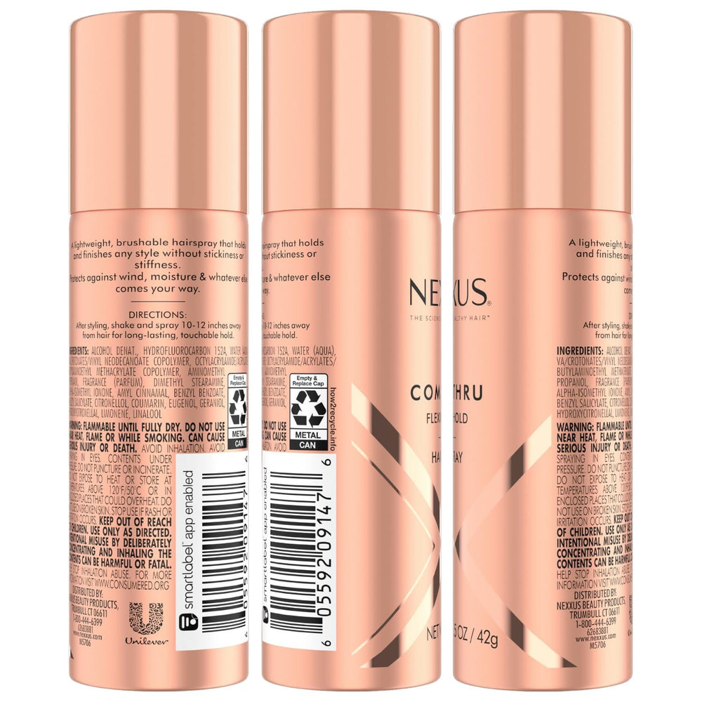 Nexxus anti-humidity shield bottle captures the shielded look in humid-air graphics
