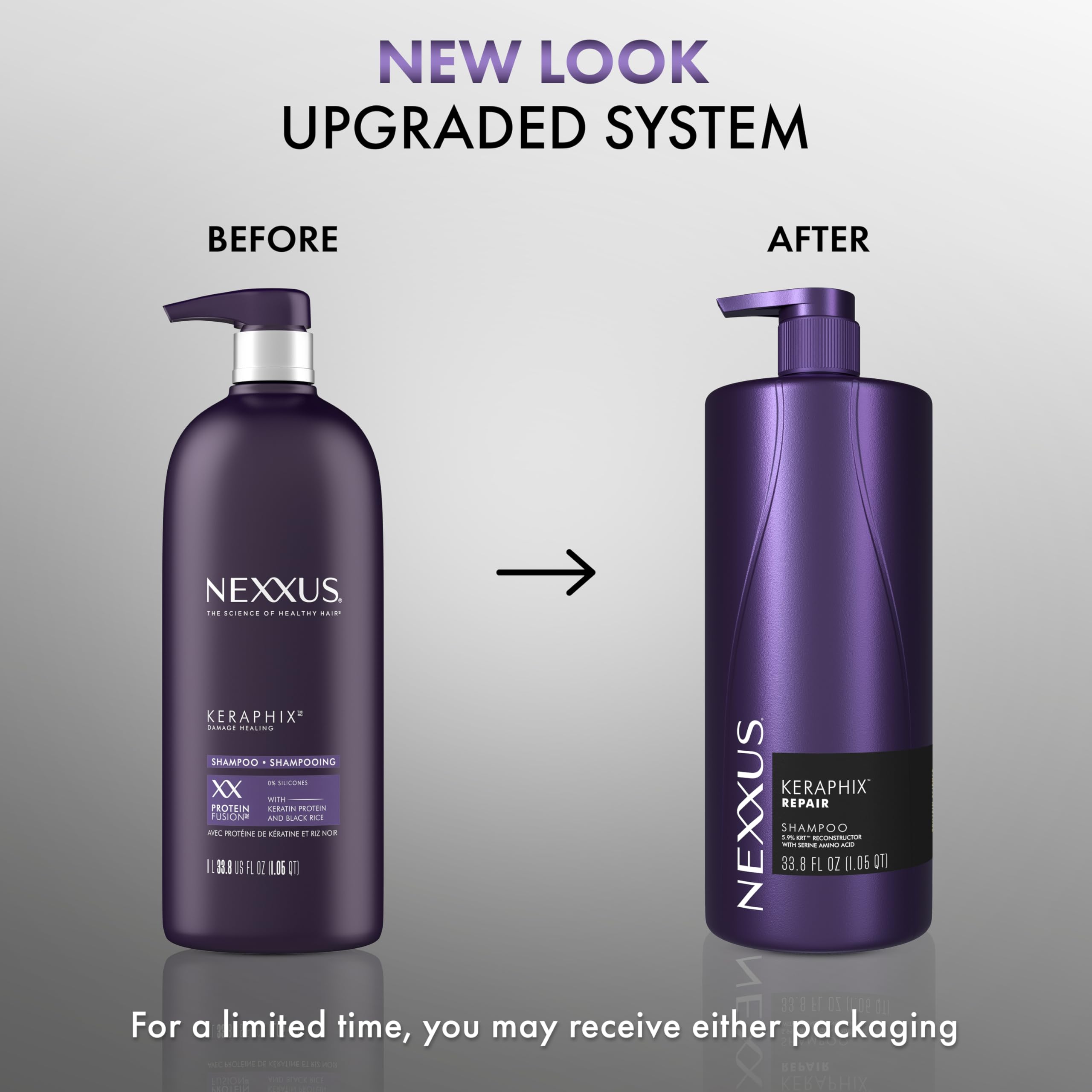 Nexxus black rice ingredient closeup highlighting protein-rich components for hair resilience