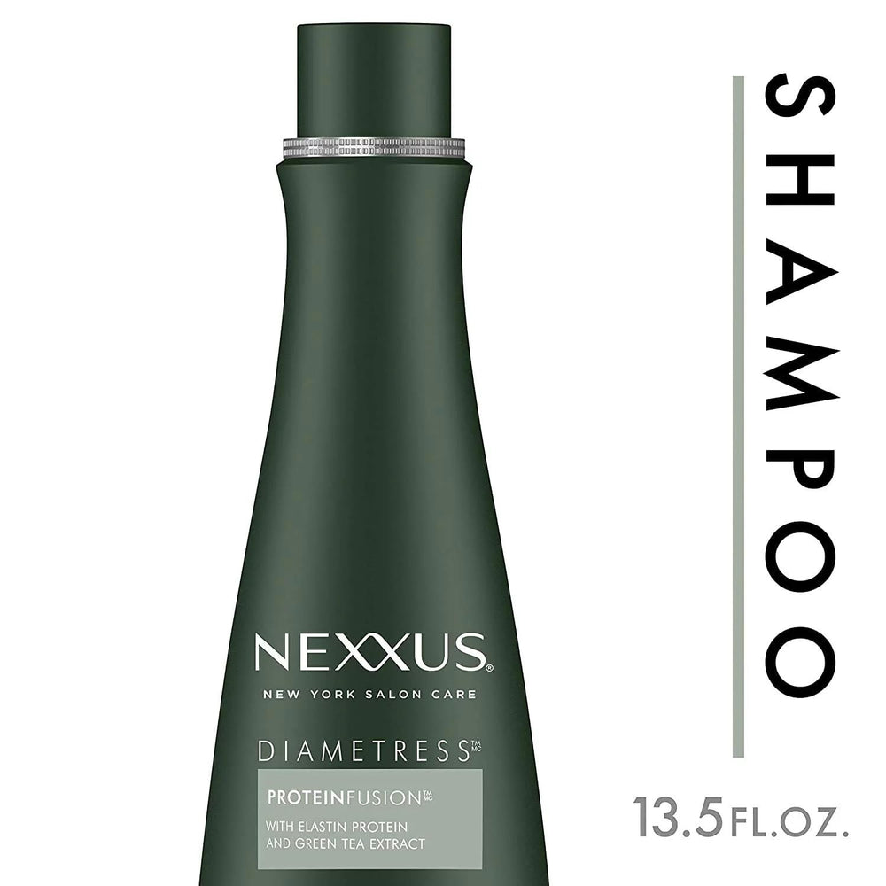 Nexxus Diametress ingredients-label close-up highlighting formulation features