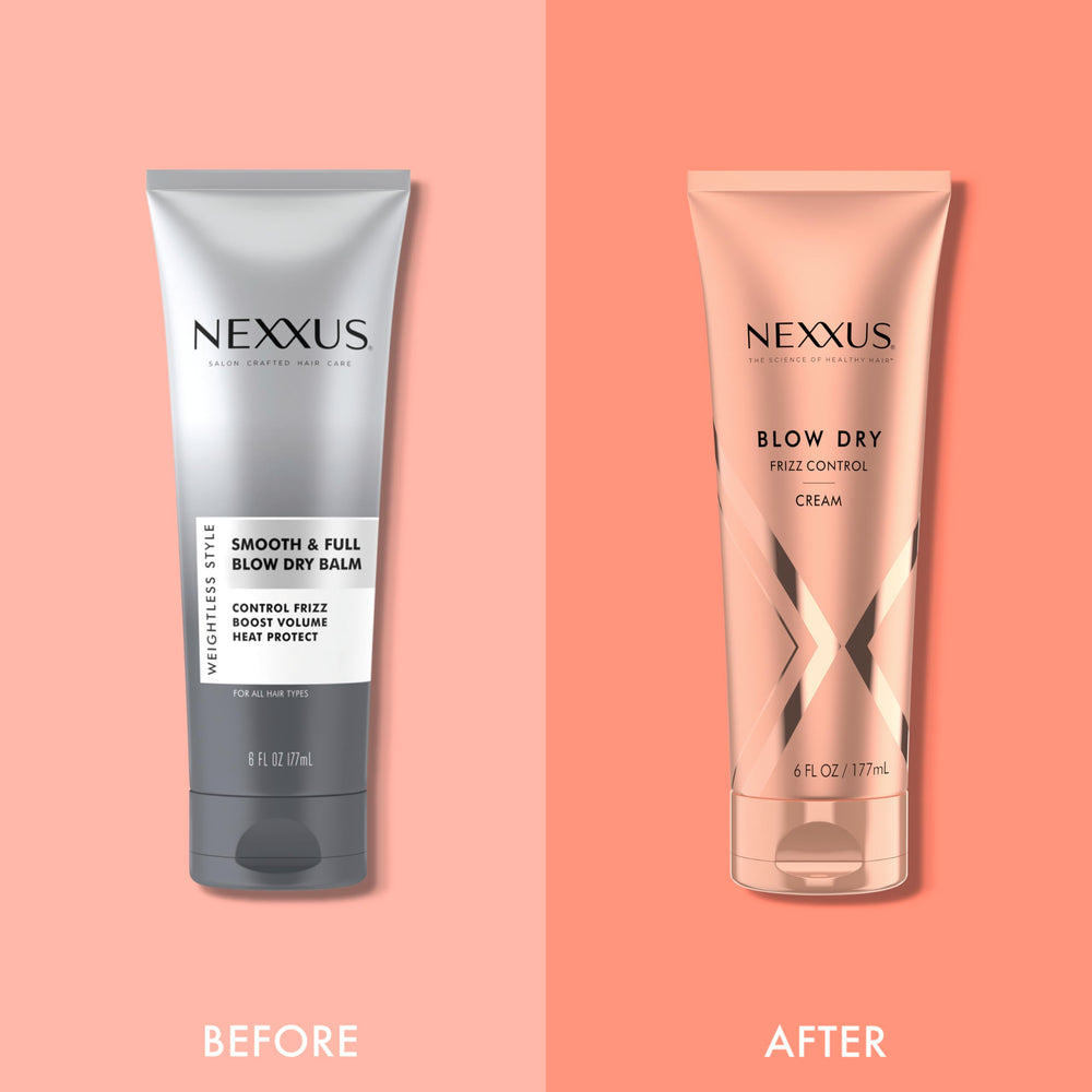 Nexxus volume-boosted blowout with enhanced root lift.