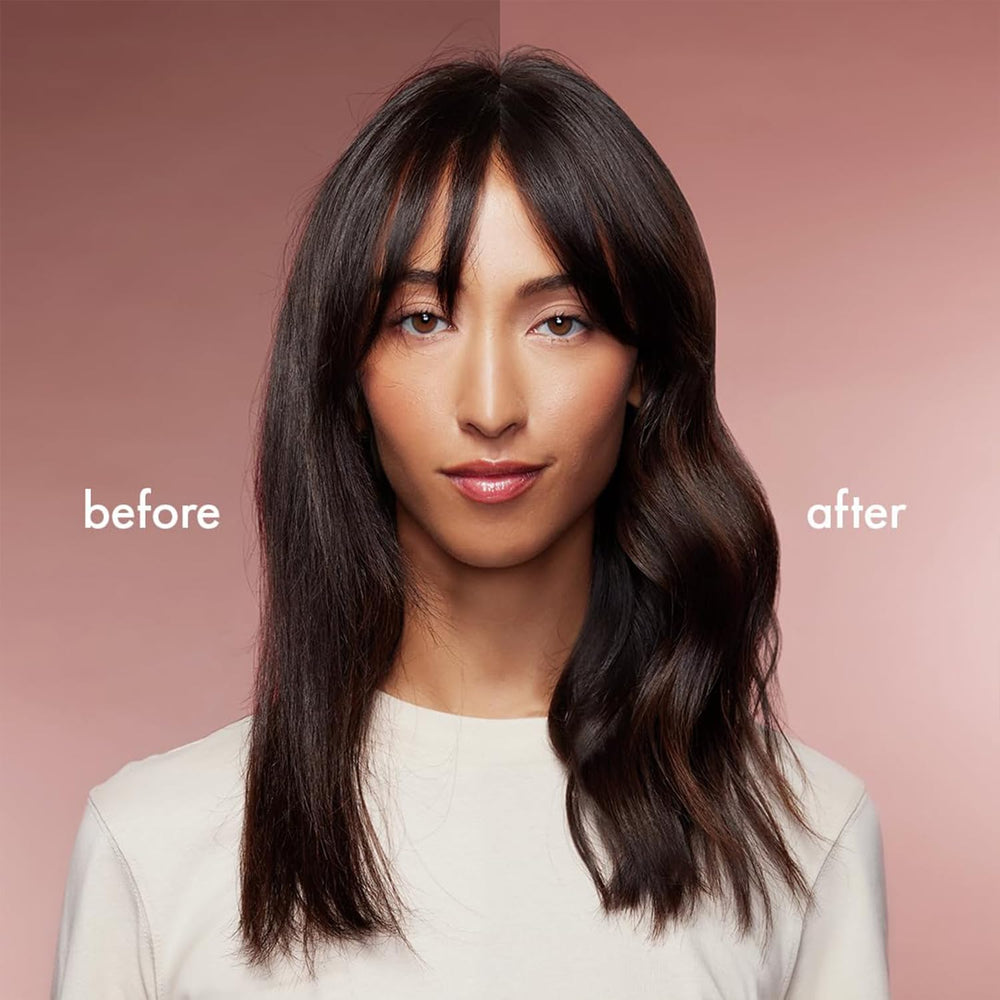 Nexxus hairspray mist dispersion close-up showcases even spray without stickiness