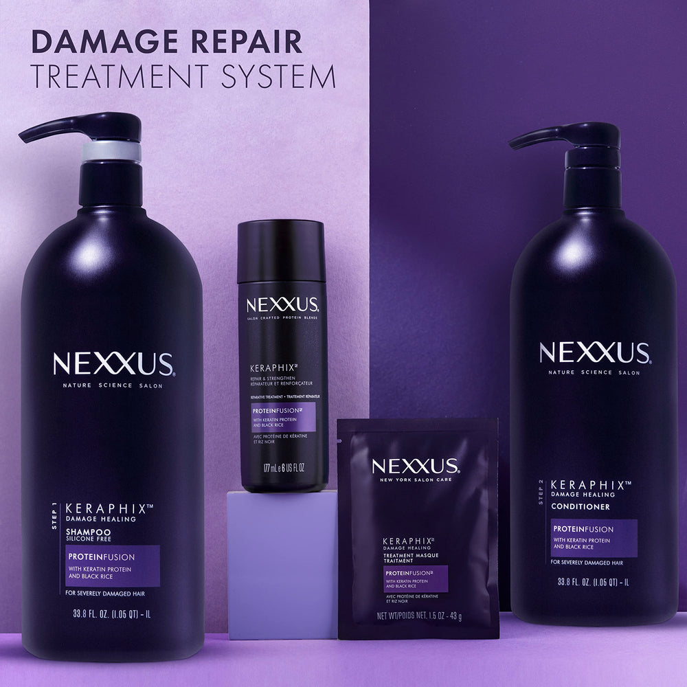 Nexxus salon-inspired home routine image suggesting professional results at home