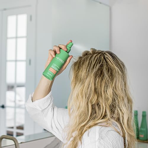 Nexxus Unbreakable Care Conditioner bottle complements lift and resilience